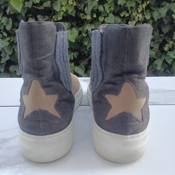 Lorena Antoniazzi Chelsea Style Sneakers Size 36 Tan/Black/Gray MSRP $687 - Picture 6 of 10